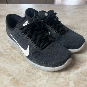 Nike Black and Gray Lunarlon Sneakers